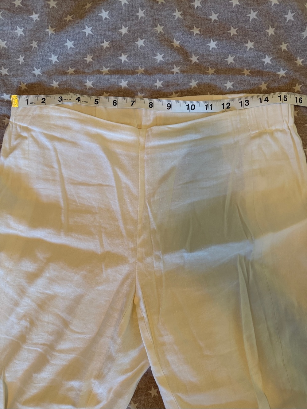 J Jill Linen stretch pant - size small petite - white - Picture 7 of 10